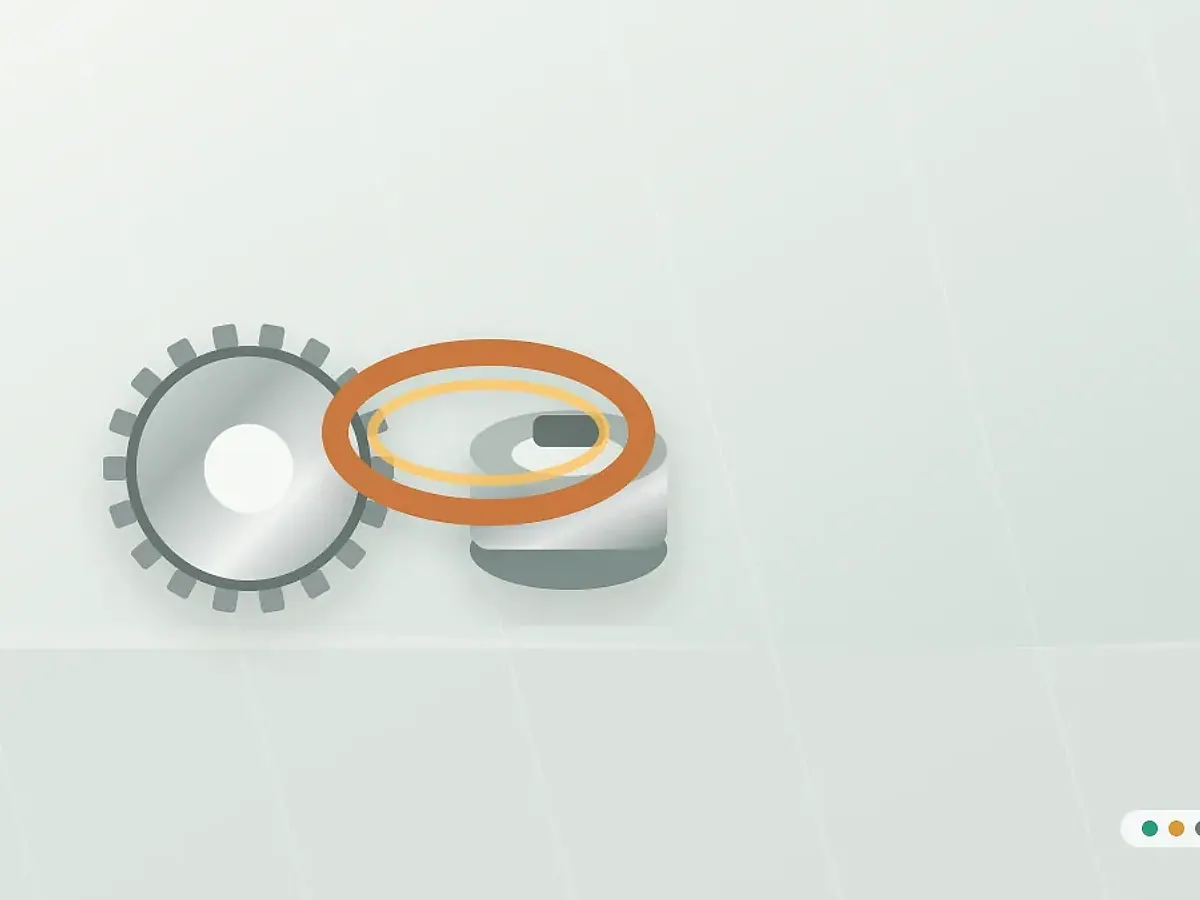 Generated reference image of a gear heater application: Workpiece application